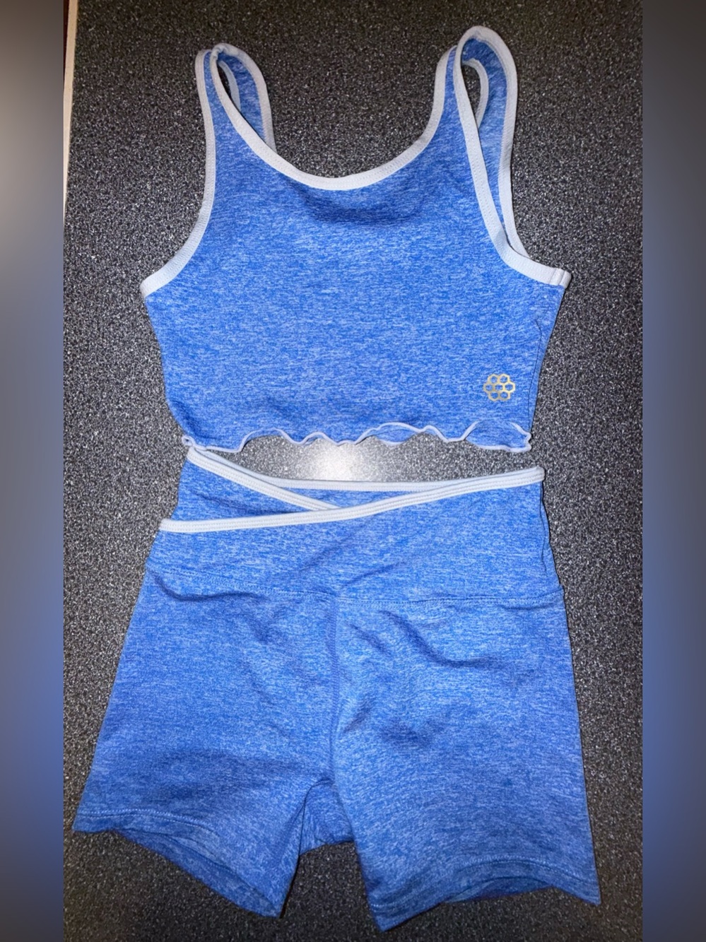 Honeycutt Dance 2 Piece Set Blue Size Adult XX-Small
